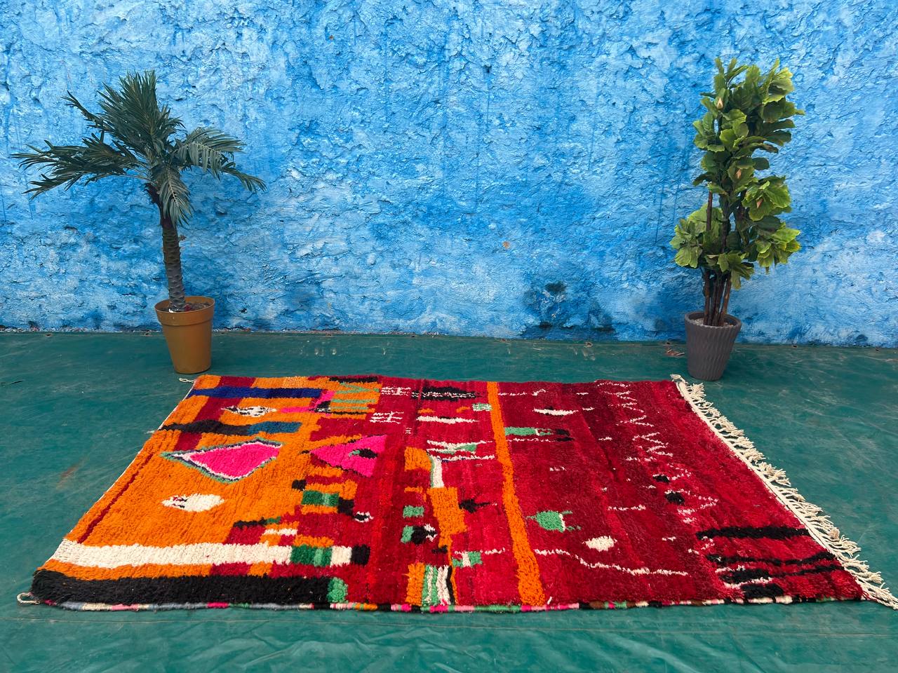 Handmade berber rug