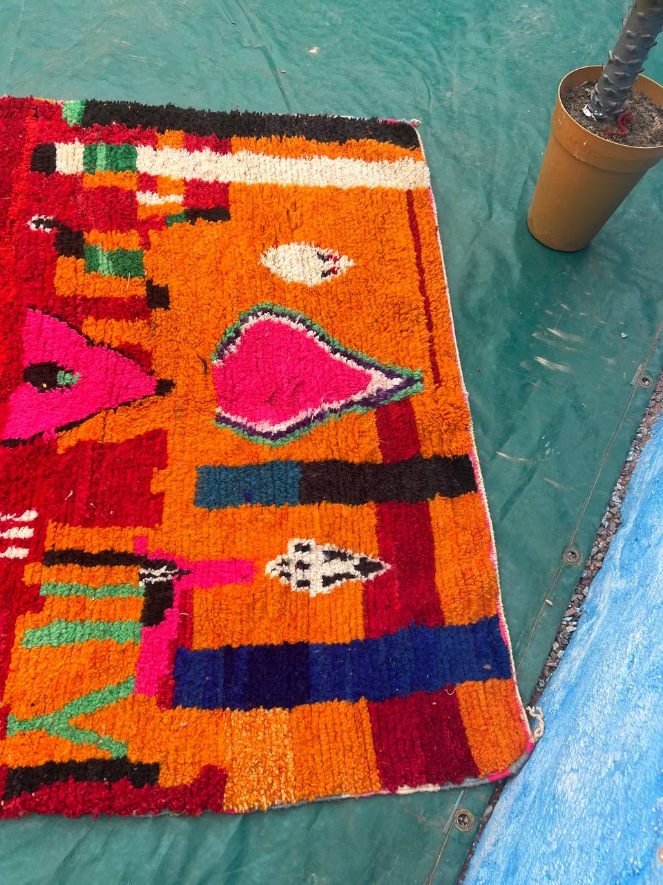 Handmade berber rug